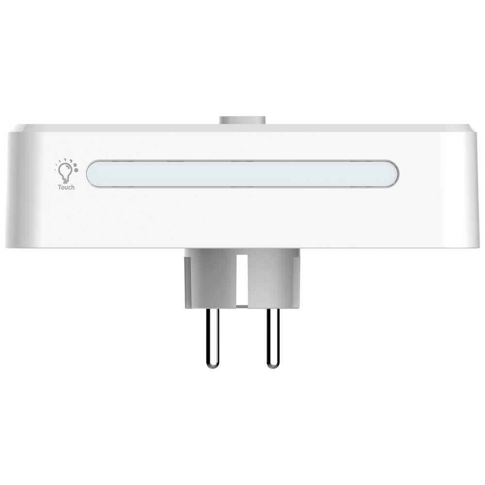 Beline maitinimo laidas su LED apšvietimu 2xUSB-A/USB-C/2xAC baltos spalvos aprašymas - Prekės nuotrauka