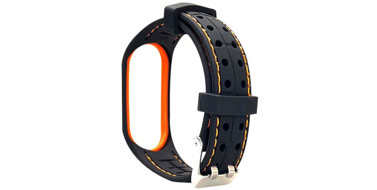 Beline Mi Band 3/4 Smart apyrankė juodos spalvos/oranžinės spalvos aprašymas - Prekės nuotrauka Beline Mi Band 3/4 Smart apyrankė juodos spalvos/oranžinės spalvos aprašymas - Prekės nuotrauka