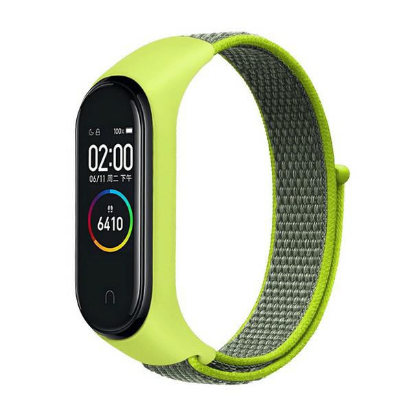Beline Mi Band 7/6/5/4/3 Nylon Loop apyrankė geltonos spalvos aprašymas - Prekės nuotrauka Beline Mi Band 7/6/5/4/3 Nylon Loop apyrankė geltonos spalvos aprašymas - Prekės nuotrauka