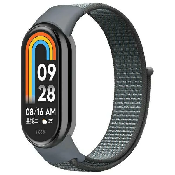 Beline Mi Band 9/8 NylonLoop apyrankė pilka aprašymas - Prekės nuotrauka Beline Mi Band 9/8 NylonLoop apyrankė pilka aprašymas - Prekės nuotrauka