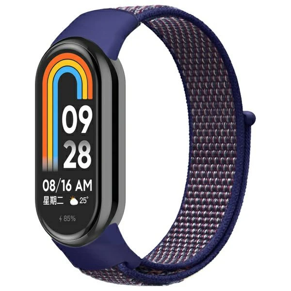 Beline Mi Band 9/8 NylonLoop apyrankė Navy aprašymas - Prekės nuotrauka Beline Mi Band 9/8 NylonLoop apyrankė Navy aprašymas - Prekės nuotrauka