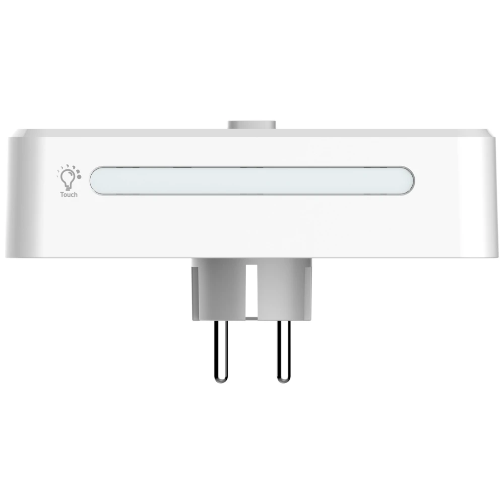 Beline maitinimo lizdas su LED apšvietimu 2xUSB-A/USB-C/2xAC baltos spalvos aprašymas - Prekės nuotrauka