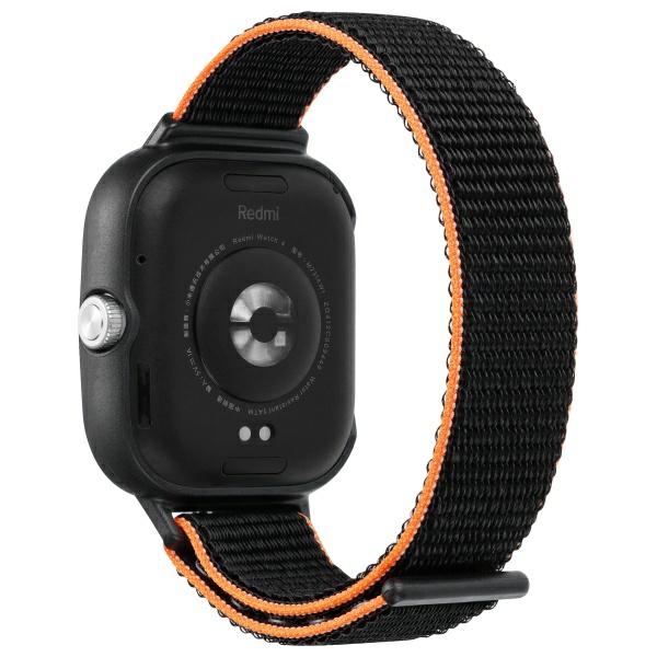 Beline Redmi Watch 4 apyrankė juodos-oranžinės spalvos aprašymas - Prekės nuotrauka