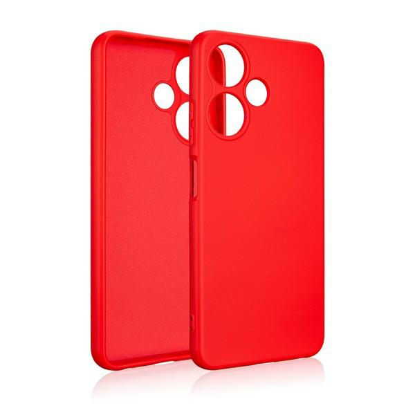 Beline silikoninis dėklas Infinix Hot 30i raudonas aprašymas - Prekės nuotrauka