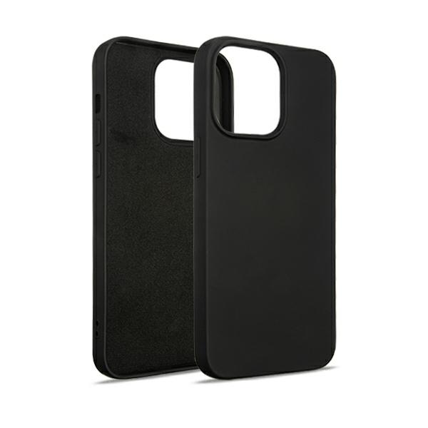 Beline silikoninis dėklas iPhone 15 Pro Max 6.7″ juodos spalvos aprašymas - Prekės nuotrauka