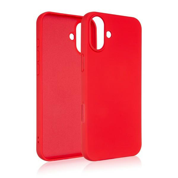 Apple Beline silikoninis dėklas iPhone 16 6.1″ raudonos spalvos aprašymas - Prekės nuotrauka