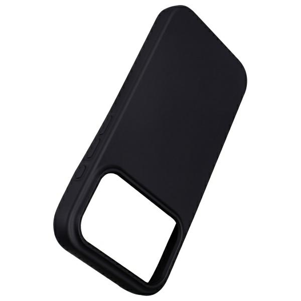 Beline silikoninis dėklas iPhone 17 Pro Max juodos spalvos aprašymas - Prekės nuotrauka