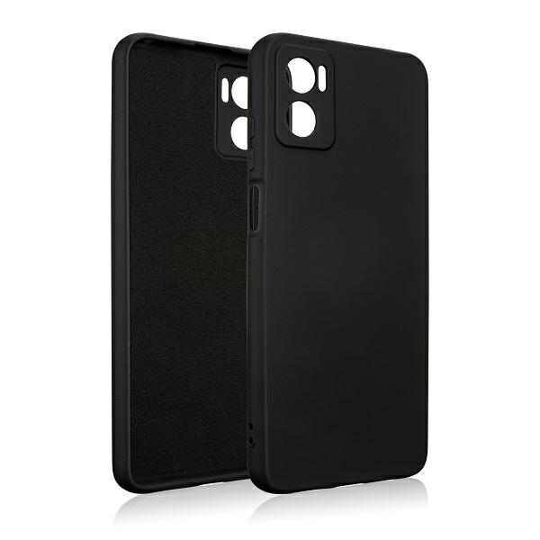 Beline silikoninis dėklas Motorola Moto E22i juodos spalvos aprašymas - Prekės nuotrauka
