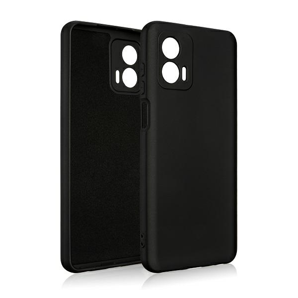 Beline silikoninis dėklas Motorola MOTO G73 juodos spalvos aprašymas - Prekės nuotrauka