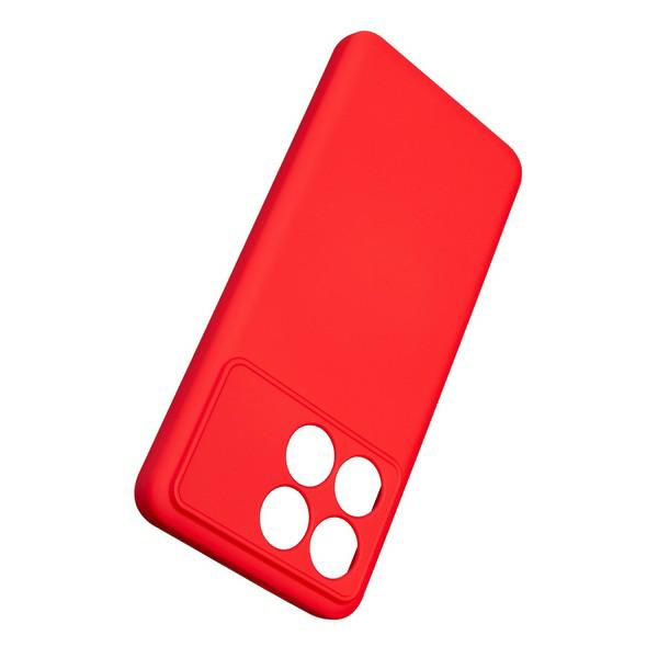 Beline silikoninis dėklas Xiaomi Poco F6 Pro raudonas aprašymas - Prekės nuotrauka