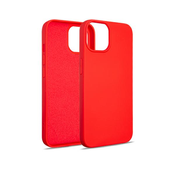 Beline silikoninis dėklas Xiaomi Redmi Note 14 Pro 5G raudonas aprašymas - Prekės nuotrauka