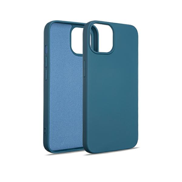 Beline silikoninis iPhone 15 6.1″ dėklas, mėlynas aprašymas - Prekės nuotrauka