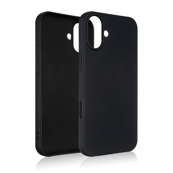 Apple Beline silikoninis iPhone 16 Plus 6.7″ dėklas, juodos spalvos aprašymas - Prekės nuotrauka