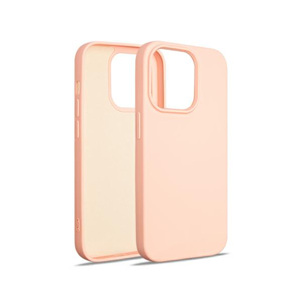 Beline silikoninis Xiaomi 12 dėklas, rožinio aukso spalvos aprašymas - Prekės nuotrauka
