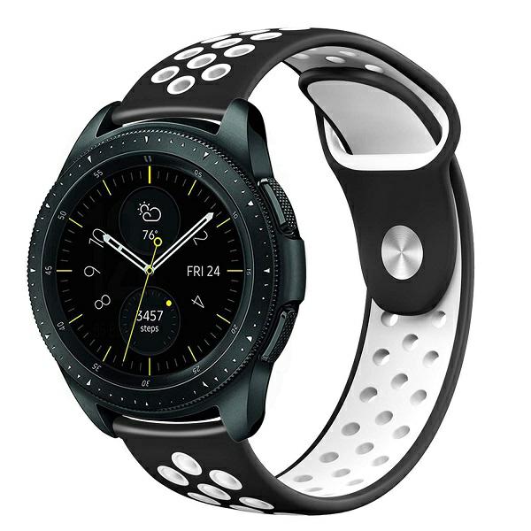 Beline Watch apyrankė 22mm Sport Silicone juodos spalvos/baltos spalvos box aprašymas - Prekės nuotrauka