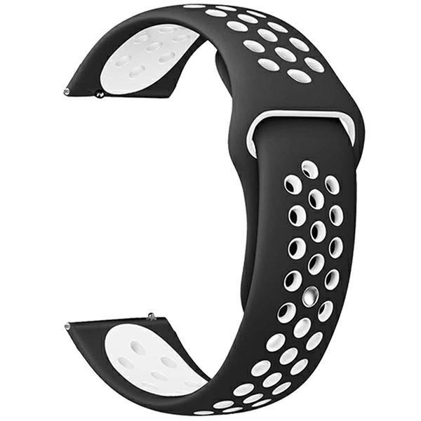 Beline Watch apyrankė 22mm Sport Silicone juodos spalvos/baltos spalvos box aprašymas - Prekės nuotrauka