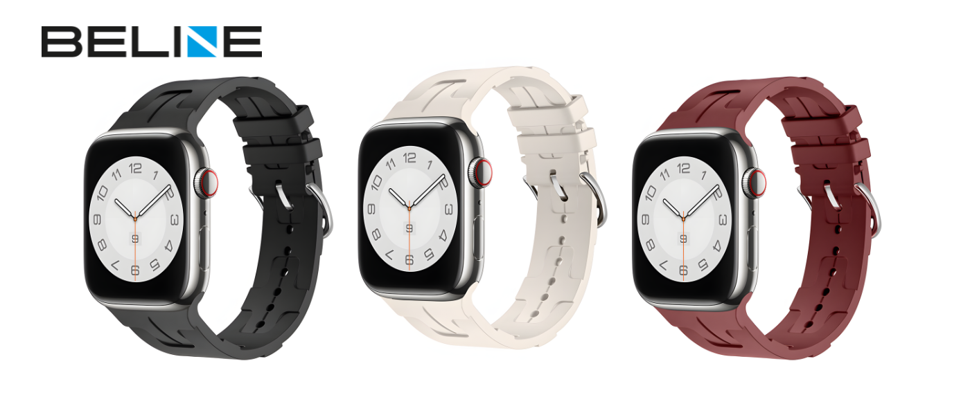 Beline Watch silikoninė Ultra apyrankė 42/44/45/49mm smėlio spalvos / Starlight dėžutė aprašymas - Prekės nuotrauka