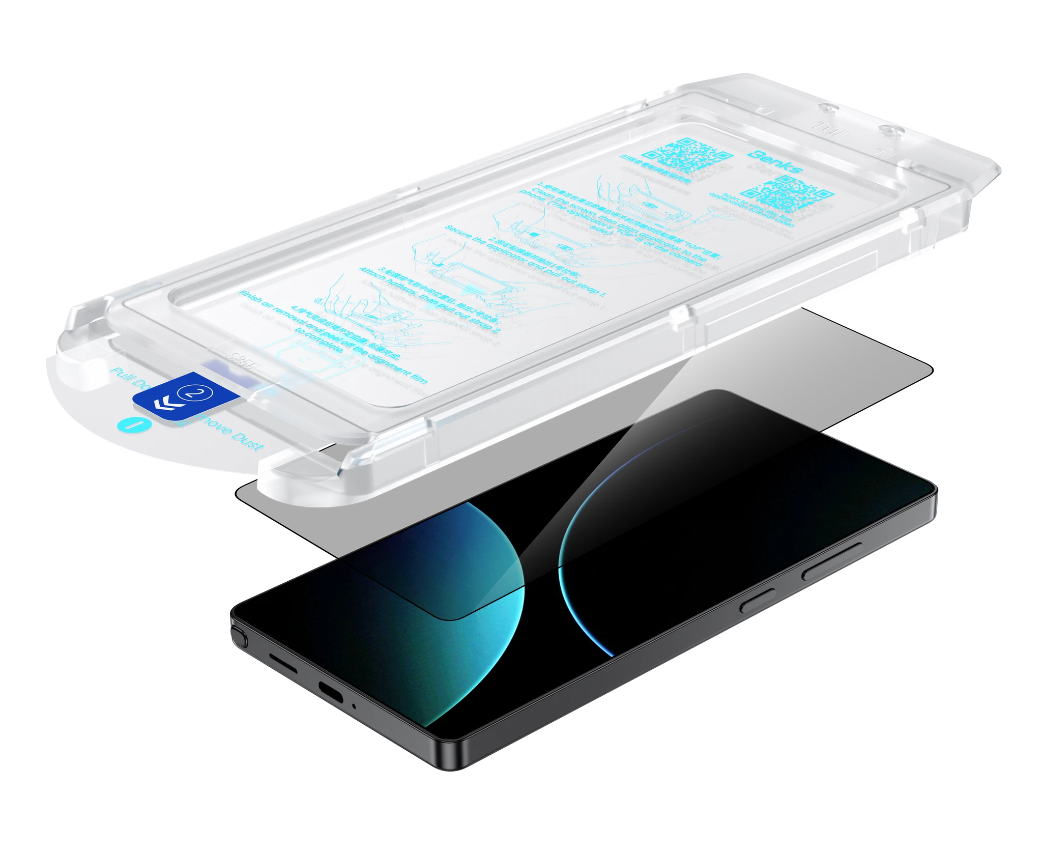 Oem Benks apsauginis stiklas Glass Warrior HD skirtas Samsung Galaxy S25 Ultra (with fingerprint unlock) aprašymas - Prekės nuotrauka