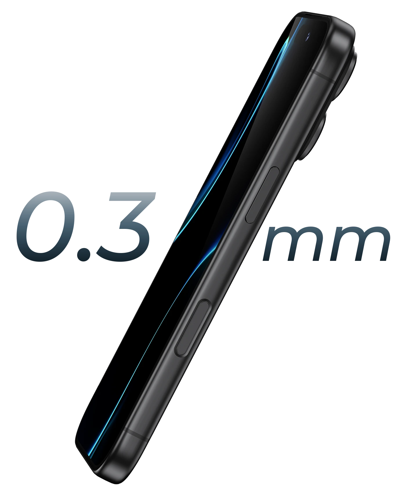 Benks Apsauginis stiklas Glass Warrior Sapphire Coating skirtas Apple iPhone 17 Pro Max juodas aprašymas - Prekės nuotrauka