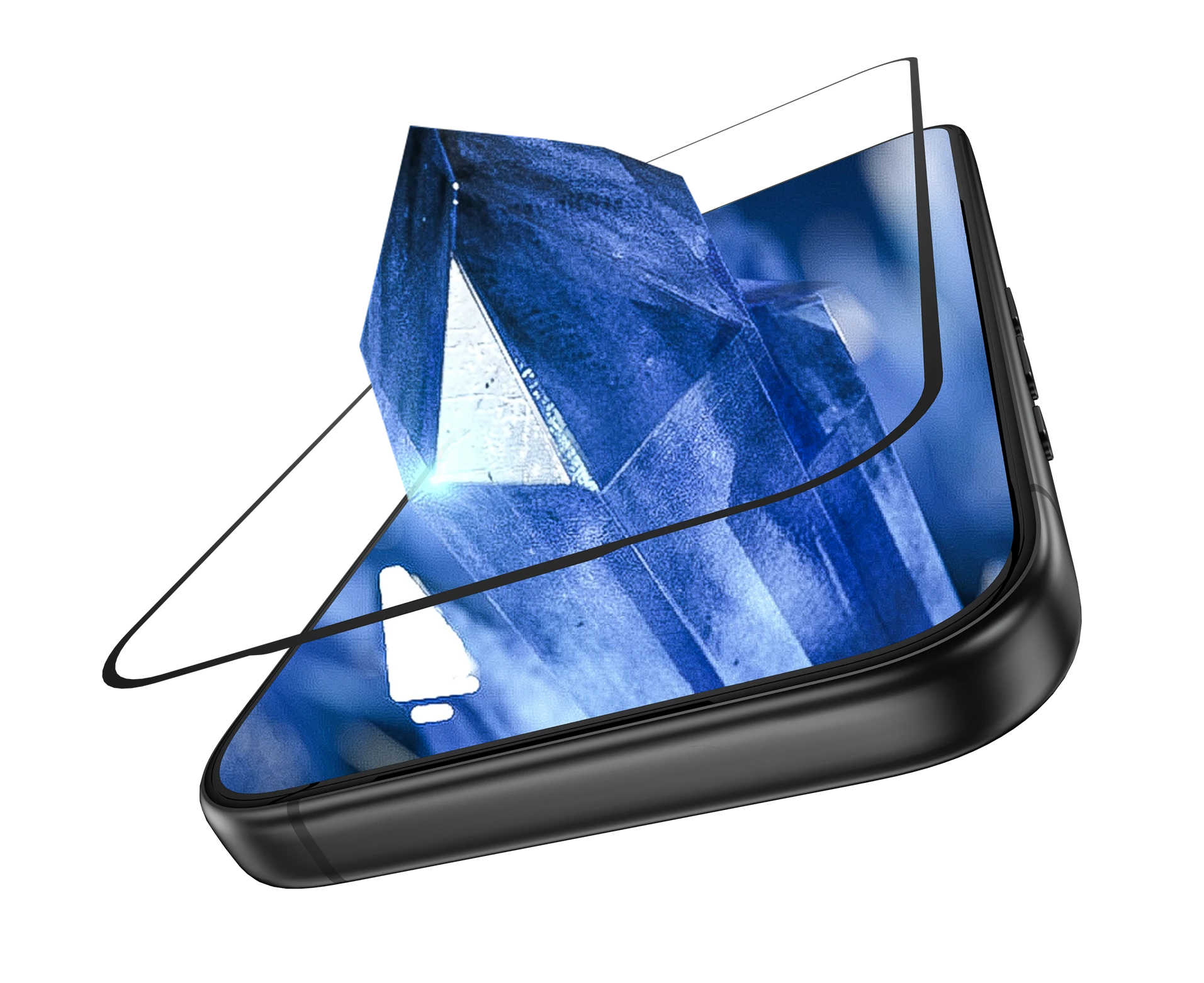Benks Apsauginis stiklas Glass Warrior Sapphire Coating skirtas Apple iPhone 17 Pro Max juodas aprašymas - Prekės nuotrauka