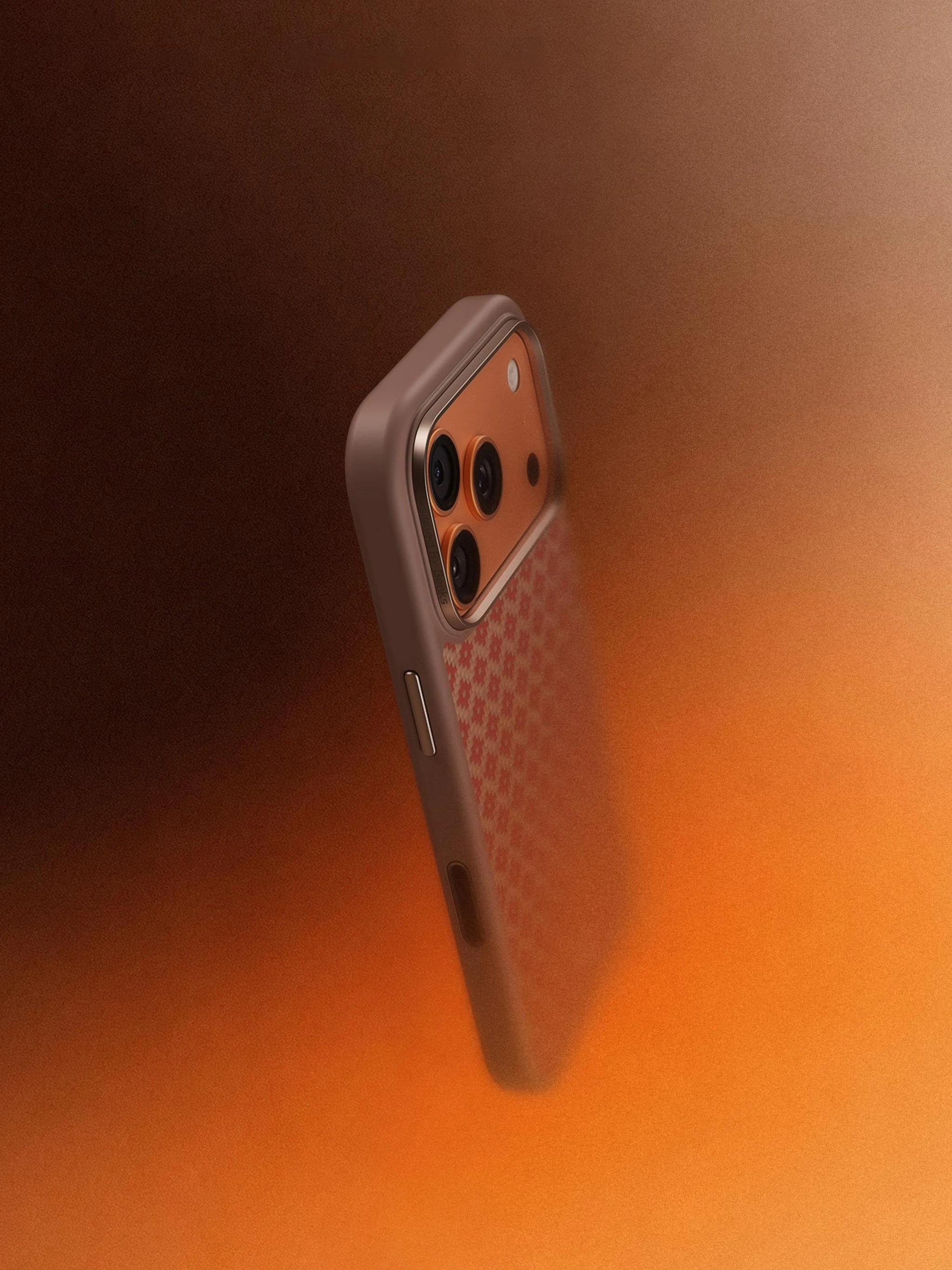 Benks Magnetic Armor Air Armor Grid Kevlar dėklas Metal Frame 600D (A070) skirtas Apple iPhone 17 Pro Max auksinis aprašymas - Prekės nuotrauka
