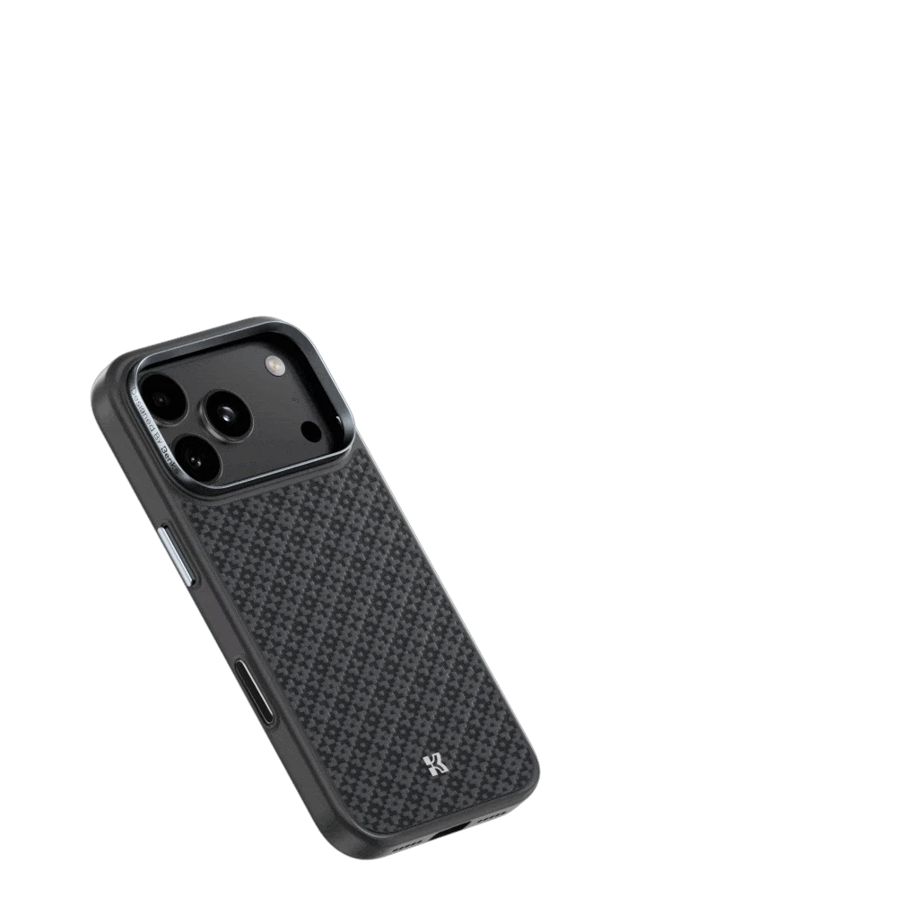 Benks Magnetic Armor Pro Armor Grid Kevlar dėklas Metal Frame 600D (Y070) skirtas Apple iPhone 17 Pro Max juodas aprašymas - Prekės nuotrauka