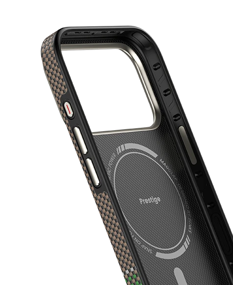 Benks Magnetic Armor Pro Prestige Kevlar 600D dėklas (Y070) skirtas Apple iPhone 17 Pro Max (Camera Control Button) aprašymas - Prekės nuotrauka