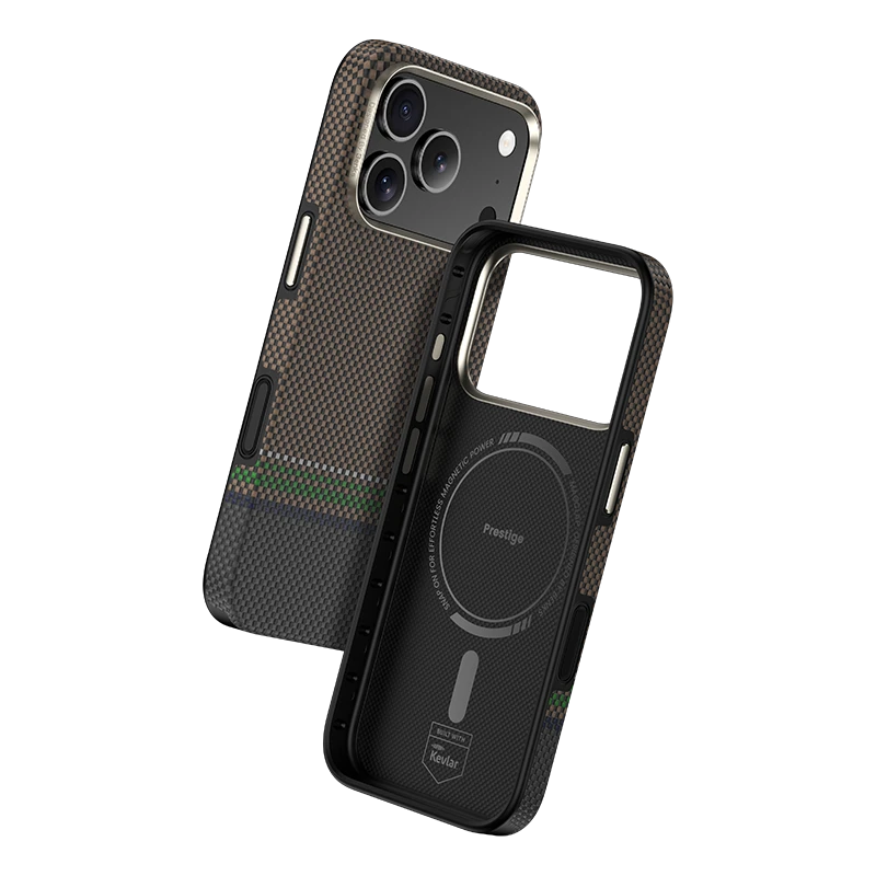Benks Magnetic Armor Pro Prestige Kevlar 600D dėklas (Y070) skirtas Apple iPhone 17 Pro Max (Camera Control Button) aprašymas - Prekės nuotrauka