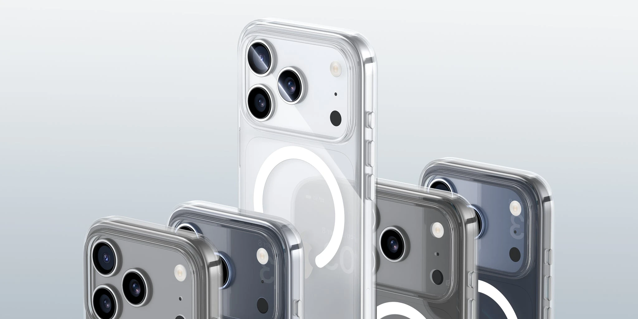Benks Magnetic Crystal dėklas skirtas Apple iPhone 17 Pro Max transparent (Camera Control Button) aprašymas - Prekės nuotrauka