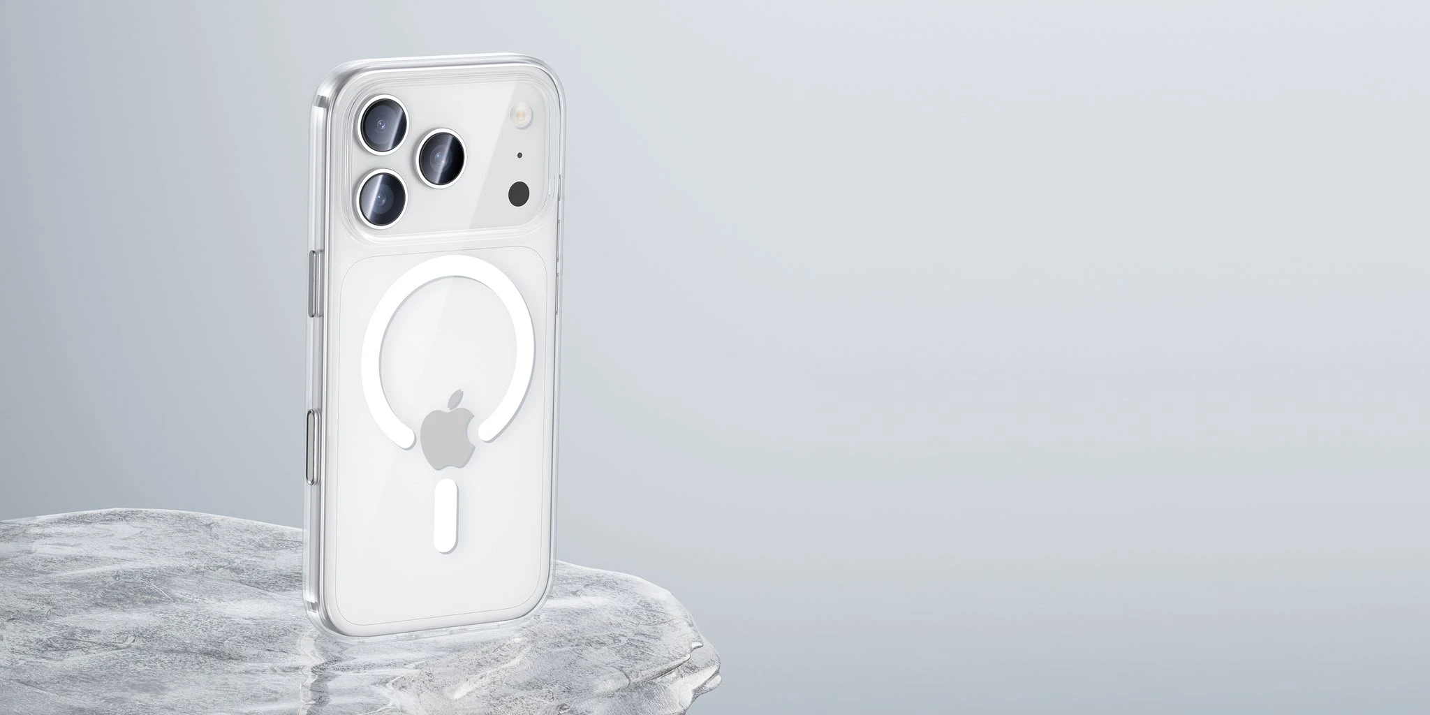 Benks Magnetic Crystal dėklas skirtas Apple iPhone 17 Pro Max transparent (Camera Control Button) aprašymas - Prekės nuotrauka