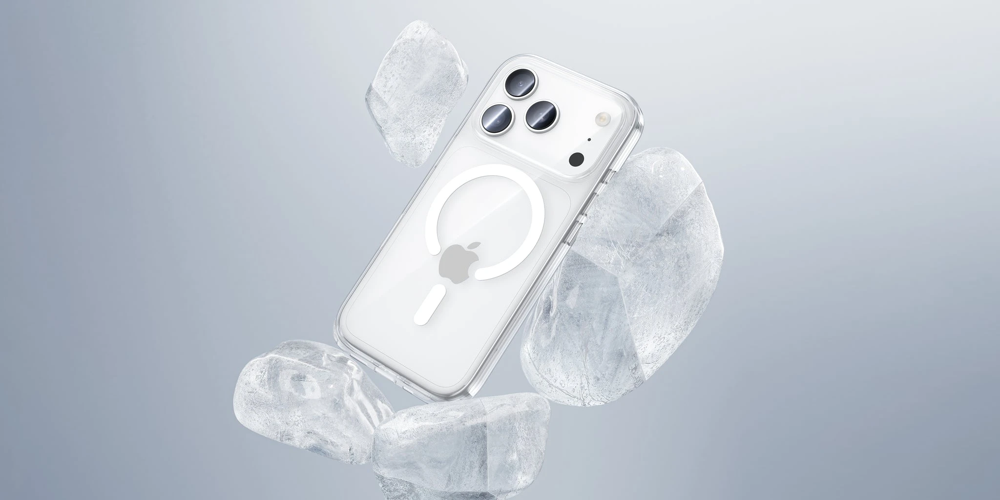 Benks Magnetic Crystal dėklas skirtas Apple iPhone 17 Pro Max transparent (Camera Control Button) aprašymas - Prekės nuotrauka
