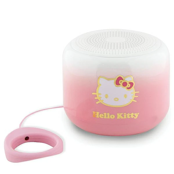 Bluetooth 5.0 Hello Kitty Electroplate Gradient kolonėlė (HKWSBT6GKEP) rožinės spalvos aprašymas - Prekės nuotrauka