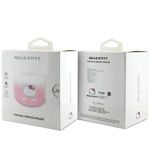Bluetooth 5.0 Hello Kitty Electroplate Gradient kolonėlė (HKWSBT6GKEP) rožinės spalvos aprašymas - Prekės nuotrauka