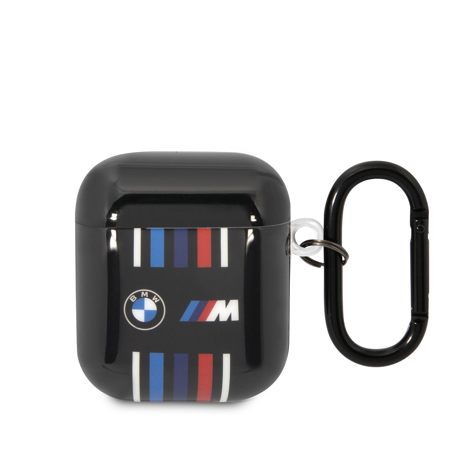 BMW BMA222SWTK AirPods 1/2 dėklas juodos spalvos Multiple Colored Lines aprašymas - Prekės nuotrauka