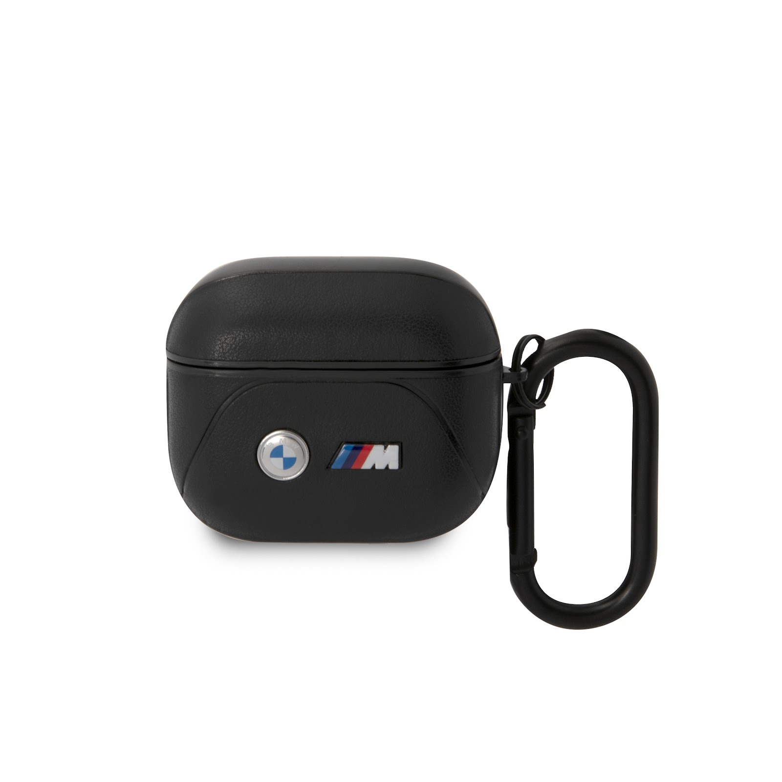BMW BMA322PVTK AirPods 3 gen dėklas juodos spalvos Leather Curved Line aprašymas - Prekės nuotrauka