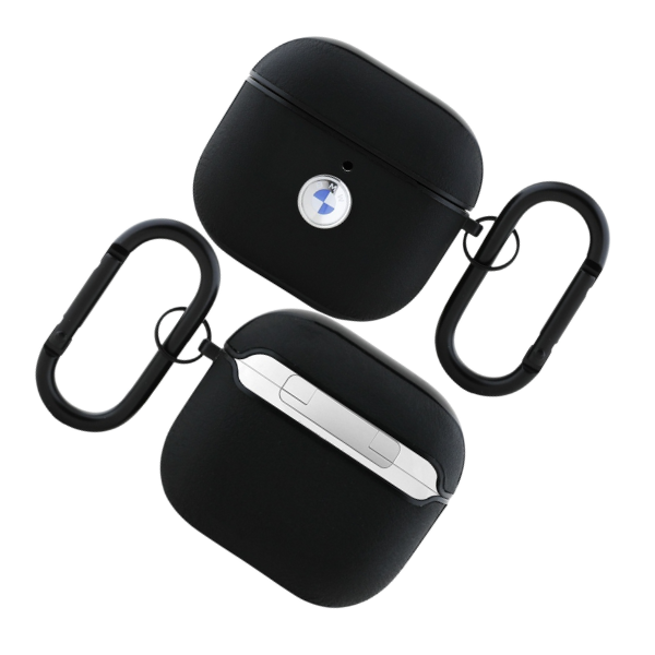BMW BMA4SSLBK AirPods 4 dėklas juodos spalvos Geniune Leather sidabro spalvos Logo aprašymas - Prekės nuotrauka BMW BMA4SSLBK AirPods 4 dėklas juodos spalvos Geniune Leather sidabro spalvos Logo aprašymas - Prekės nuotrauka