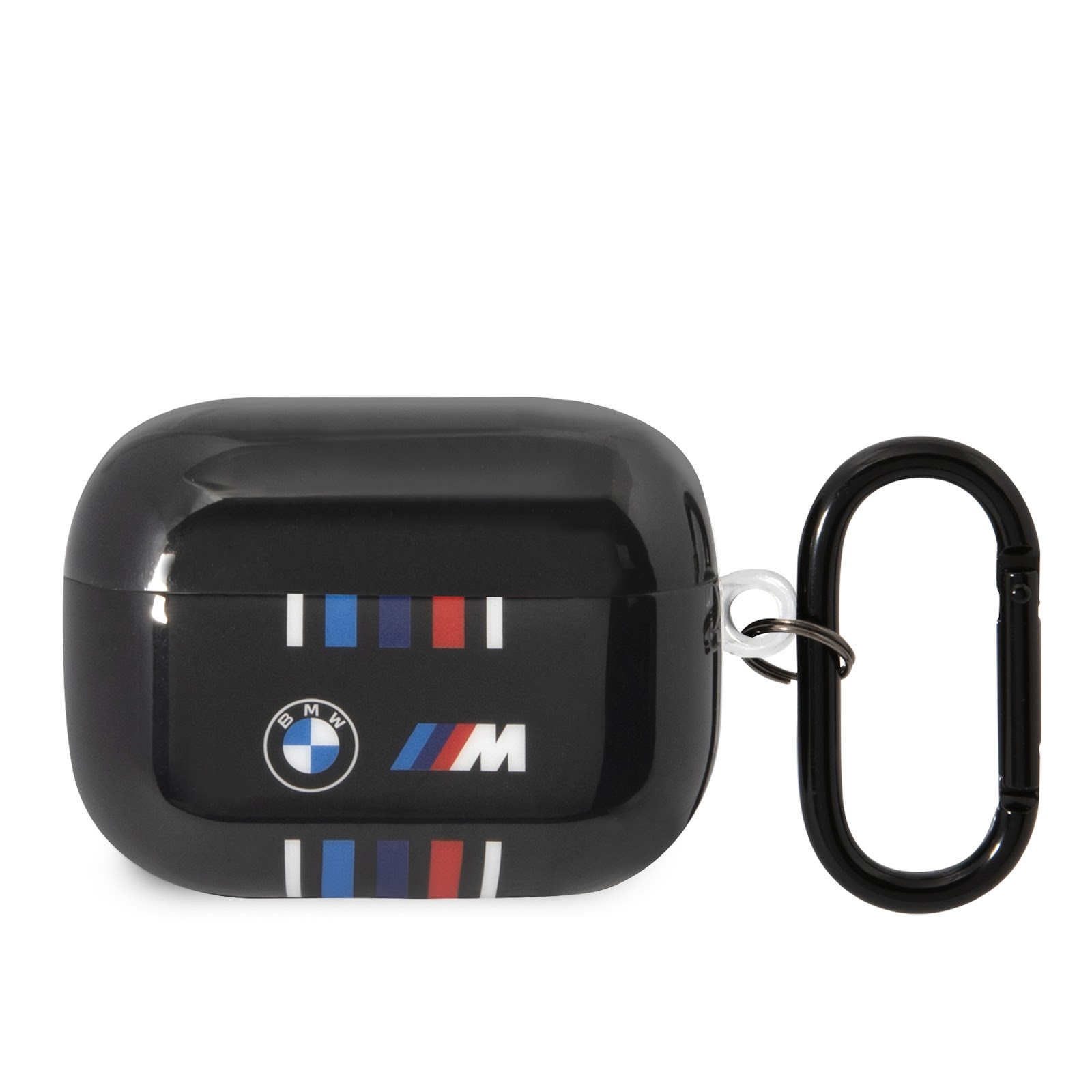 BMW BMAP22SWTK AirPods Pro dėklas juodos spalvos Multiple Colored Lines aprašymas - Prekės nuotrauka