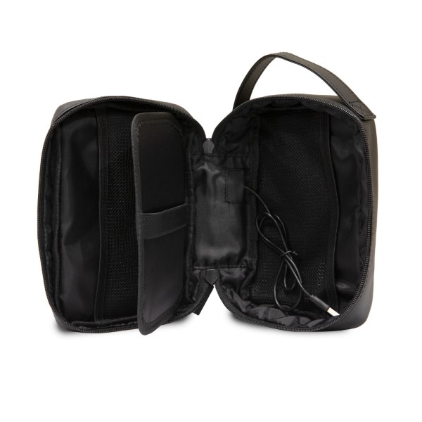 BMW BMH SPC TFK Organizer Bag juodos spalvos Carbon Perforated aprašymas - Prekės nuotrauka
