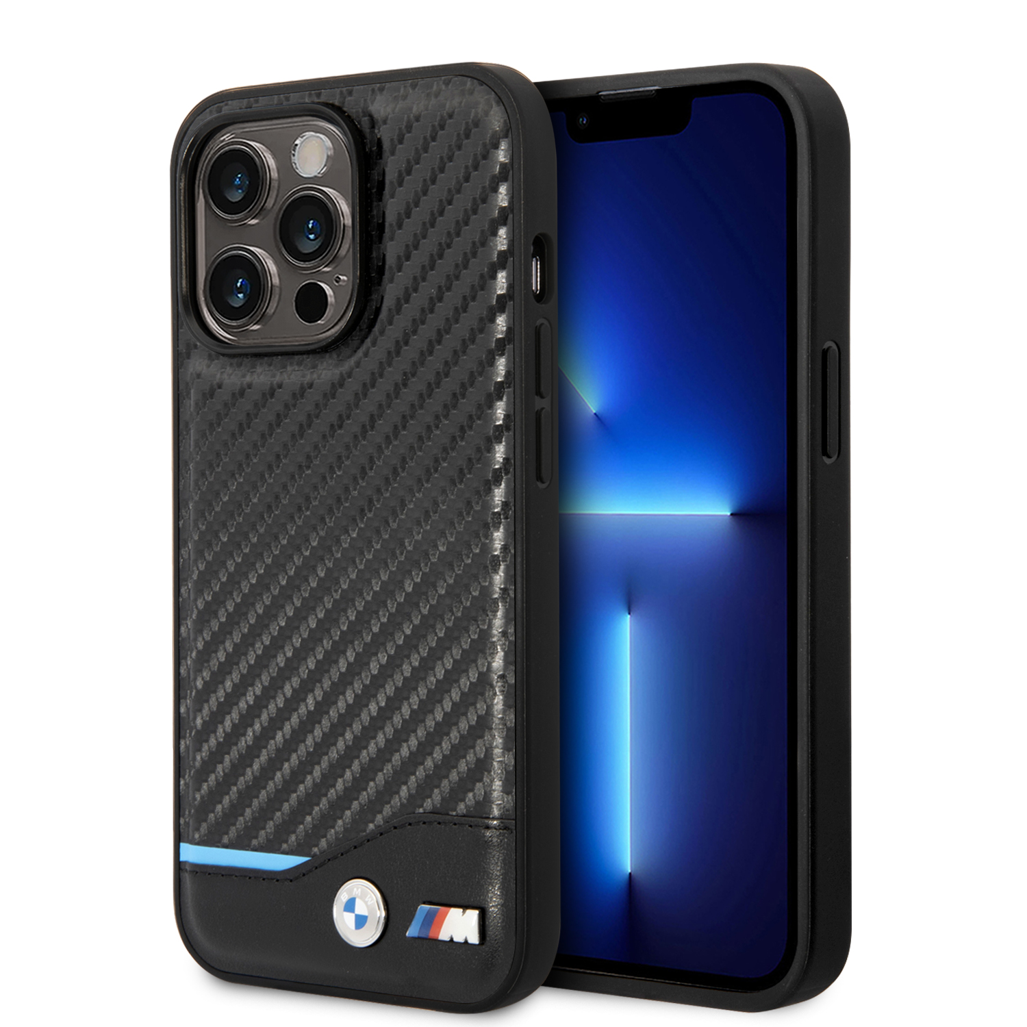 BMW BMHCP14L22NBCK iPhone 14 Pro 6,1″ juodos spalvos odinis anglies pluošto dėklas aprašymas - Prekės nuotrauka