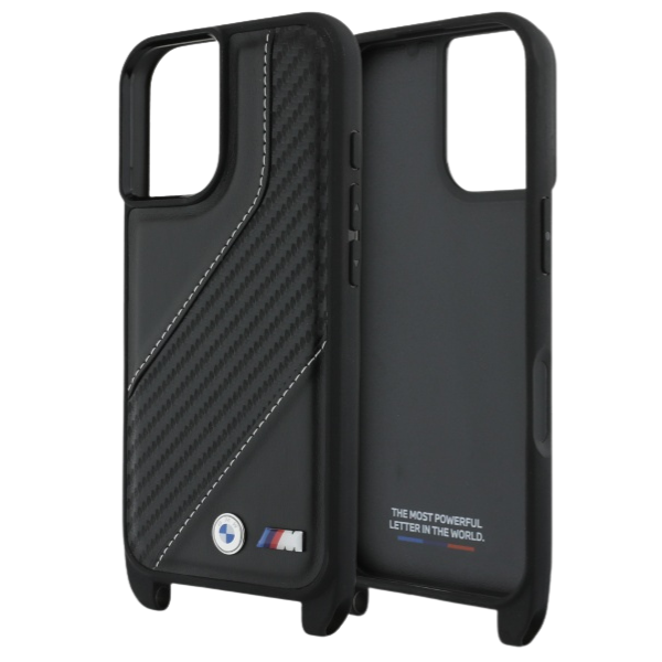 Dėklas BMW BMHCP16S23PSCCK Apple iPhone 16 6.1″ juodos spalvos hardcase M Edition Carbon Stripe & Strap aprašymas - Prekės nuotrauka Dėklas BMW BMHCP16S23PSCCK Apple iPhone 16 6.1″ juodos spalvos hardcase M Edition Carbon Stripe & Strap aprašymas - Prekės nuotrauka