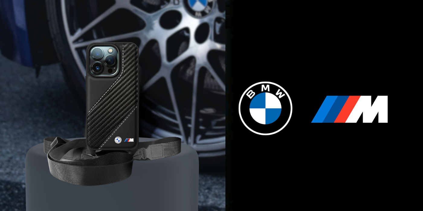 BMW BMHCP16X23PSCCK iPhone 16 Pro Max 6.9″ juodos spalvos kietas dėklas M Edition Carbon Stripe & Strap aprašymas - Prekės nuotrauka