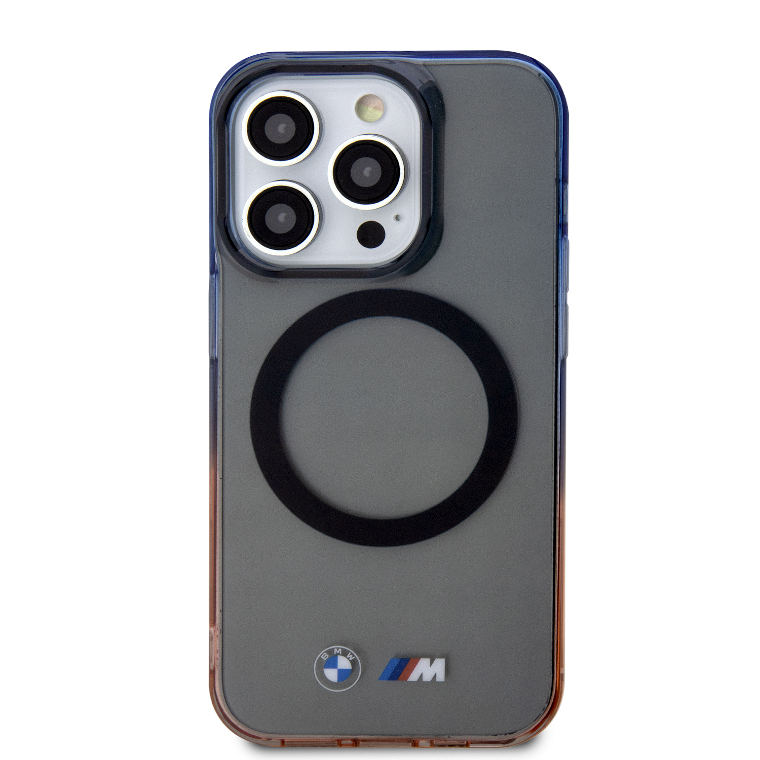 BMW BMHMP14LHTGE iPhone 14 Pro 6.1″ pilkos spalvos kietas dėklas Gradient Bumper MagSafe dėklas aprašymas - Prekės nuotrauka