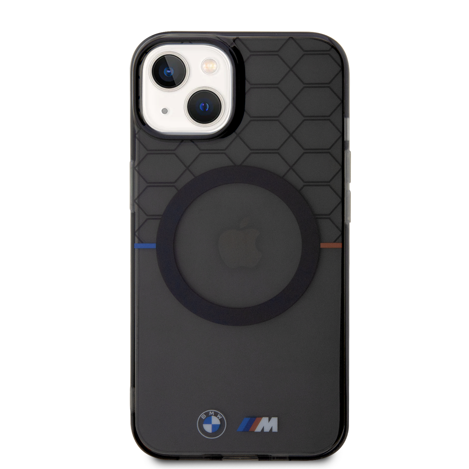 BMW BMHMP14SHGPK iPhone 14 / 13 6.1″ dėklas, pilkas, Pattern MagSafe aprašymas - Prekės nuotrauka