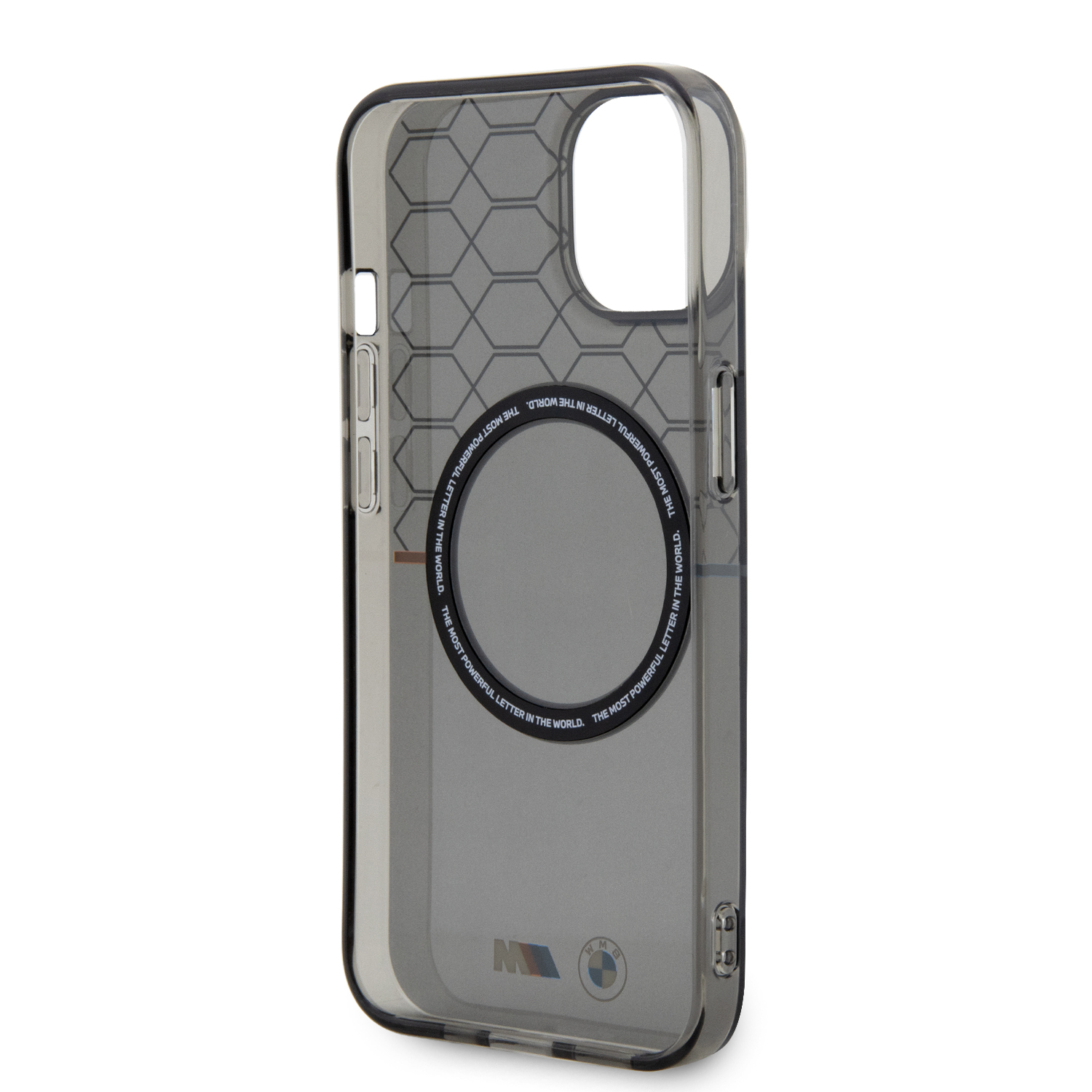 BMW BMHMP14SHGPK iPhone 14 / 13 6.1″ dėklas, pilkas, Pattern MagSafe aprašymas - Prekės nuotrauka