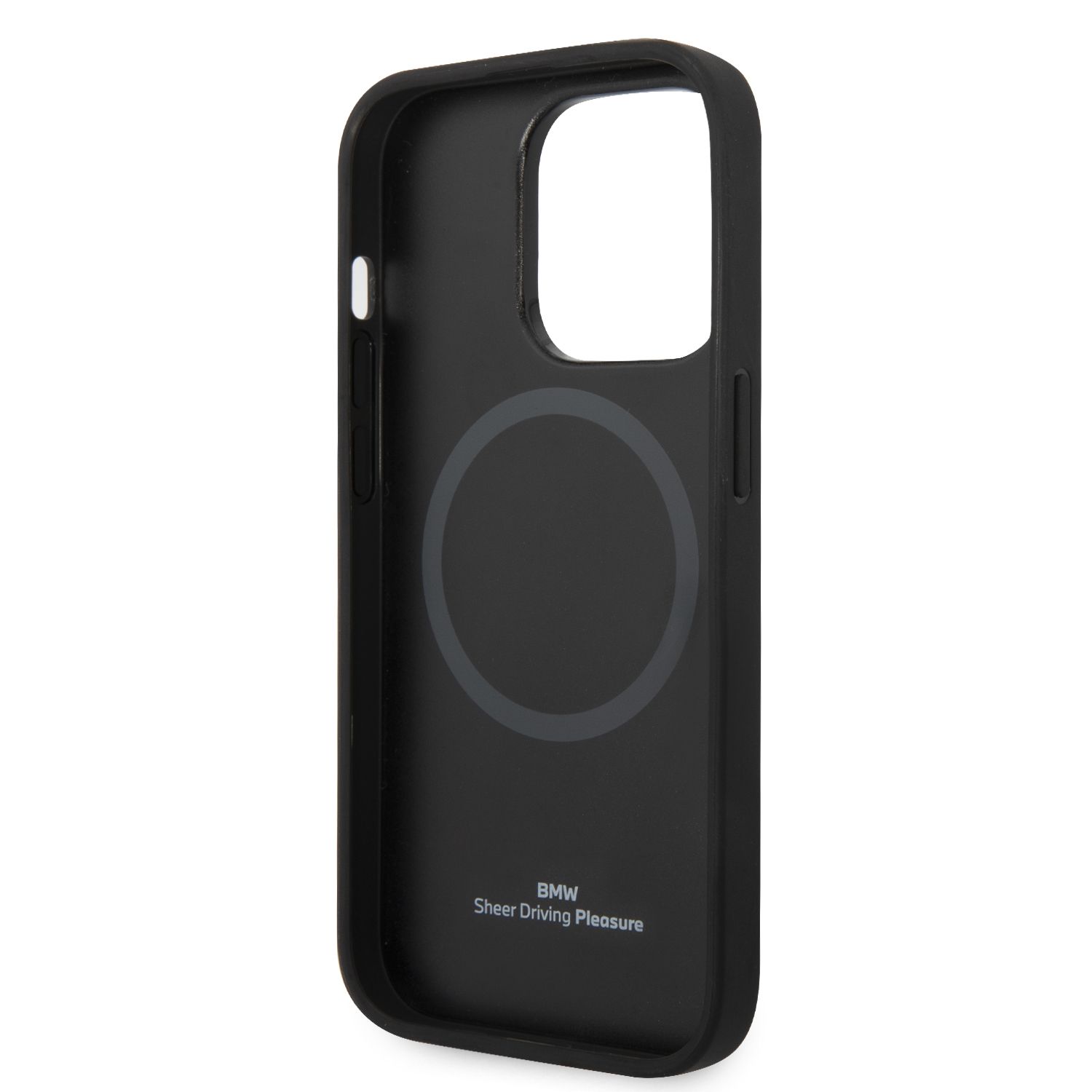 BMW BMHMP14X22RFGR dėklas iPhone 14 Pro Max 6.7″ bordo spalvos odinis su deimantiniu raštu MagSafe aprašymas - Prekės nuotrauka