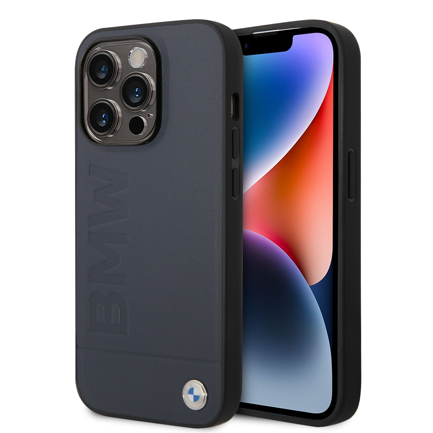 BMW BMHMP14XSLLNA Apple iPhone 14 Pro Max 6.7″ navy kietas dėklas Leather Hot Stamp MagSafe aprašymas - Prekės nuotrauka BMW BMHMP14XSLLNA Apple iPhone 14 Pro Max 6.7″ navy kietas dėklas Leather Hot Stamp MagSafe aprašymas - Prekės nuotrauka
