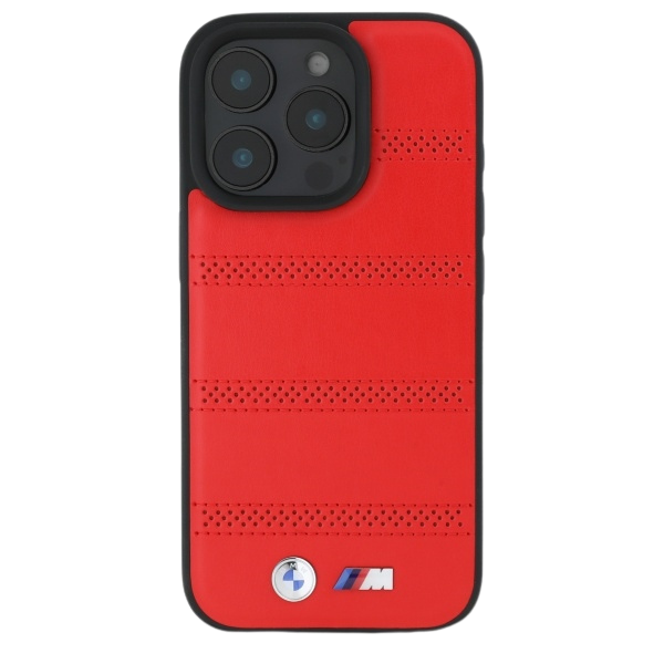 BMW BMHMP16L23 PUSPR Apple iPhone 16 Pro 6.3″ red kietas dėklas M Perforated And Stitched Line MagSafe aprašymas - Prekės nuotrauka BMW BMHMP16L23 PUSPR Apple iPhone 16 Pro 6.3″ red kietas dėklas M Perforated And Stitched Line MagSafe aprašymas - Prekės nuotrauka