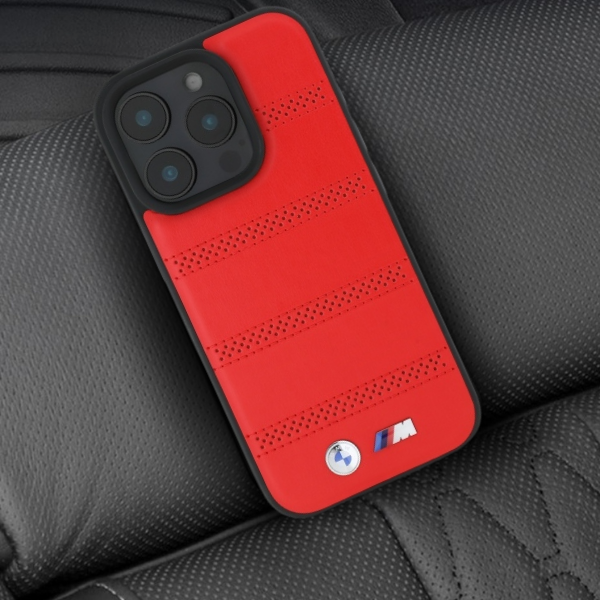 BMW BMHMP16L23 PUSPR Apple iPhone 16 Pro 6.3″ red kietas dėklas M Perforated And Stitched Line MagSafe aprašymas - Prekės nuotrauka BMW BMHMP16L23 PUSPR Apple iPhone 16 Pro 6.3″ red kietas dėklas M Perforated And Stitched Line MagSafe aprašymas - Prekės nuotrauka