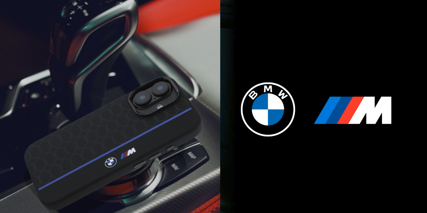 BMW BMHMP16S23SHEB iPhone 16 6.1″ juodos spalvos kietas dėklas Silicone Hexagon Mėlyna Line MagSafe aprašymas - Prekės nuotrauka