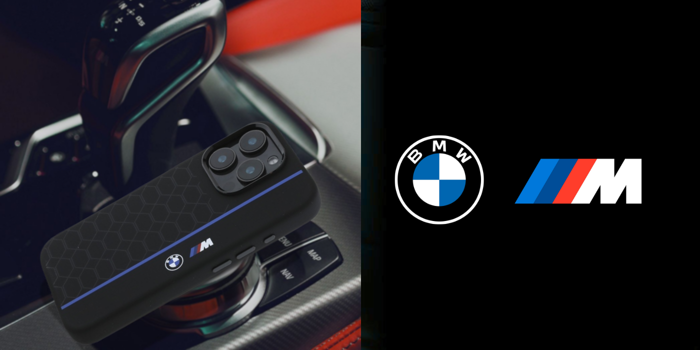 BMW BMHMP16X23SHEB iPhone 16 Pro Max 6.9″ juodos spalvos kietas dėklas Silicone Hexagon Mėlyna Line MagSa aprašymas - Prekės nuotrauka